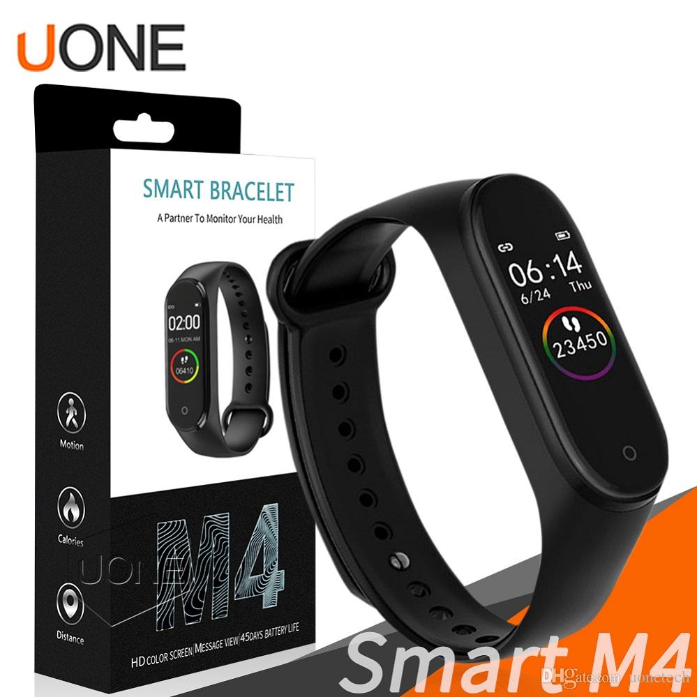 M4 Bluetooth Smart Band Waterproof Heart Rate Monitor Blood Pressure Fitness Tracker