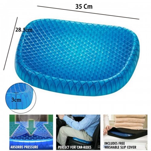 Seat Cushion Memory Seat Pillow With Non-Slip Cover For HomeOfficeCarWheelchair
