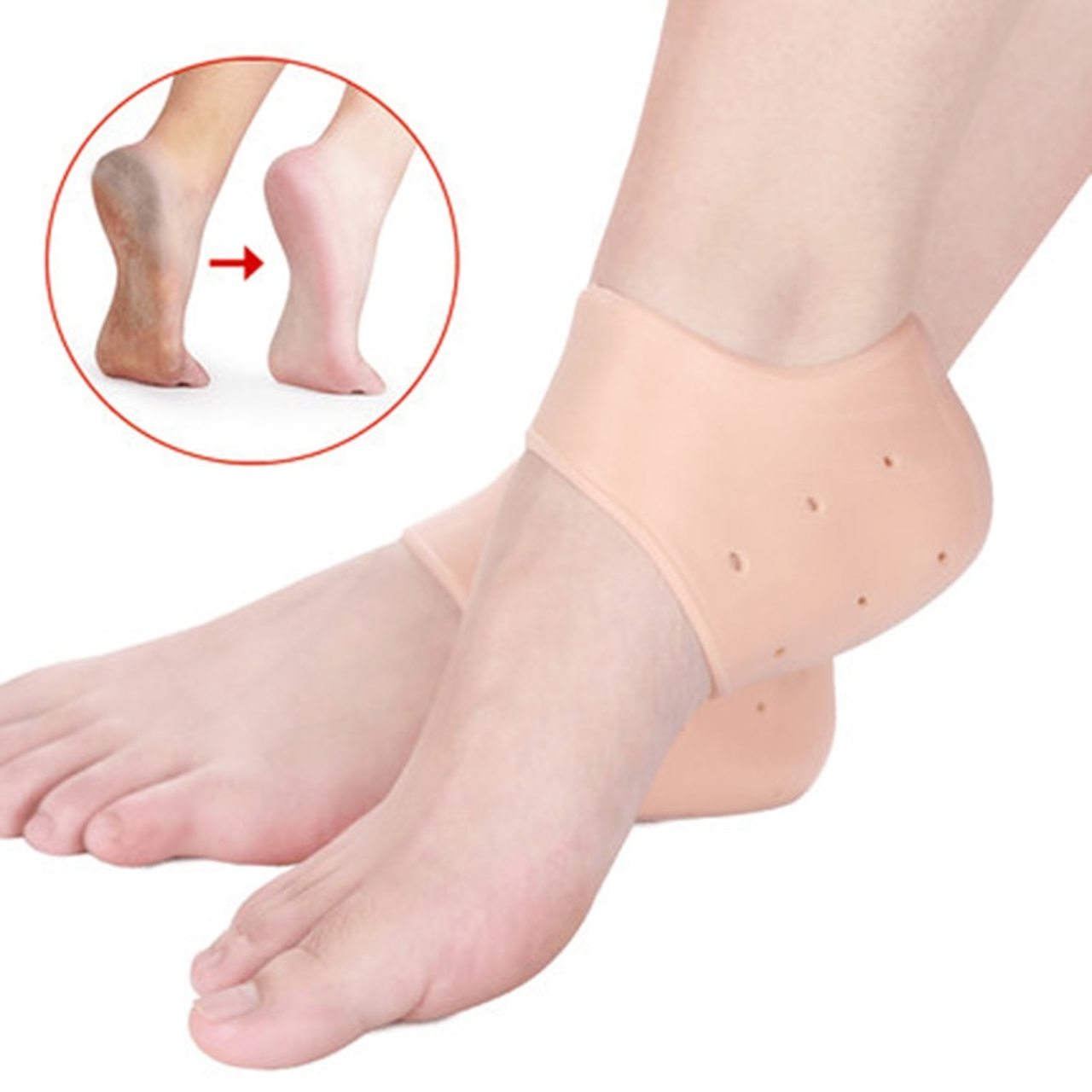 Nucleya Retail Silicone Heel Anti-Crack Set