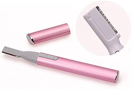 Cordless Electric Lady Shaver Eyebrows Trimmer-Pink